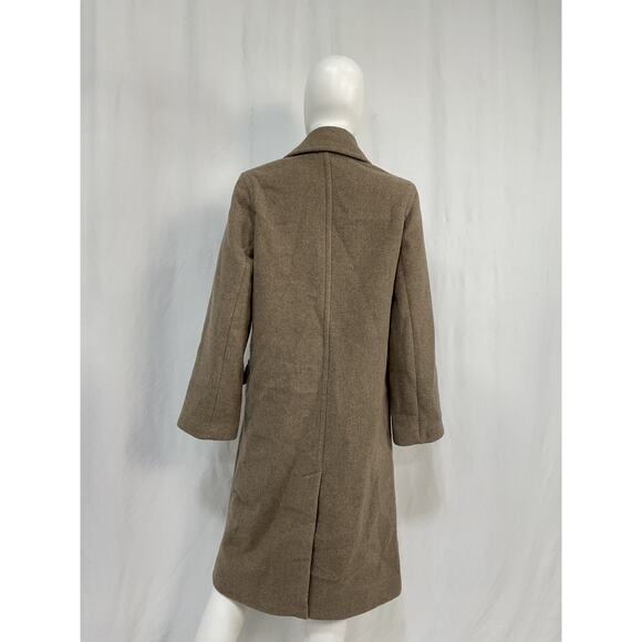 Everlane The Double-Breasted Tan Wool Coat Size XS - Picture 3 of 5